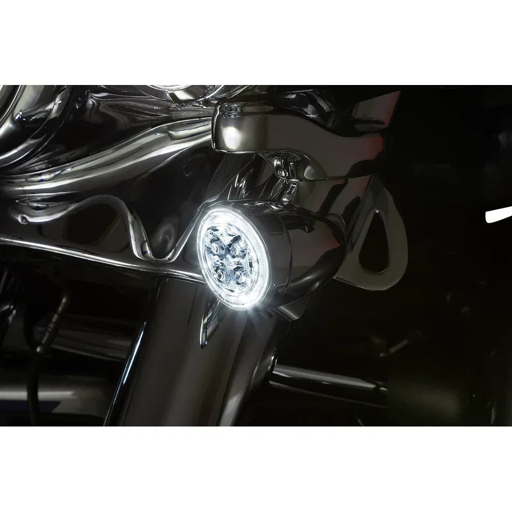 Insertos de luz de señal delantera led fang® con bisel