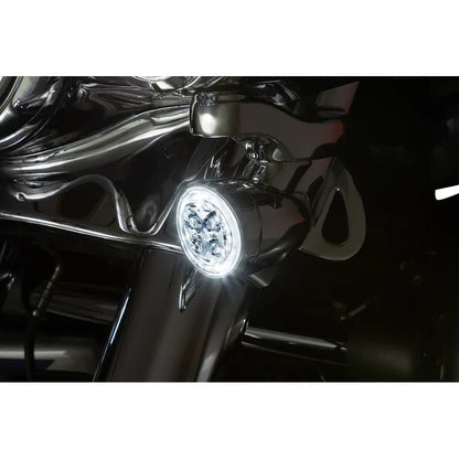 Insertos de luz de señal delantera led fang® con bisel
