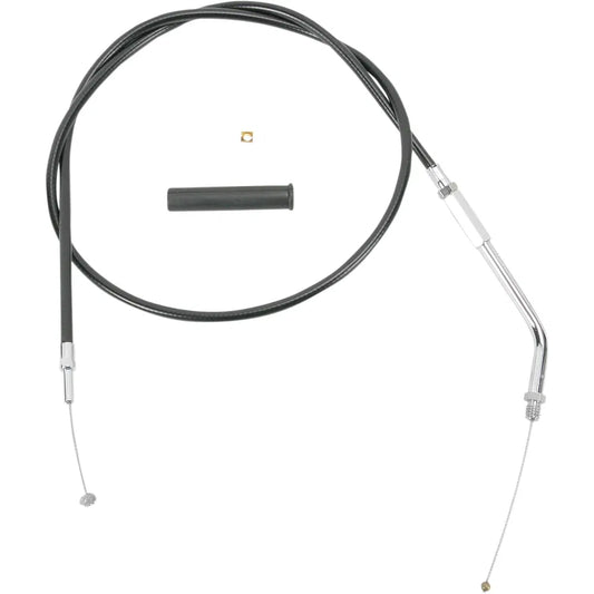Cable de acelerador/ralentí de vinilo negro