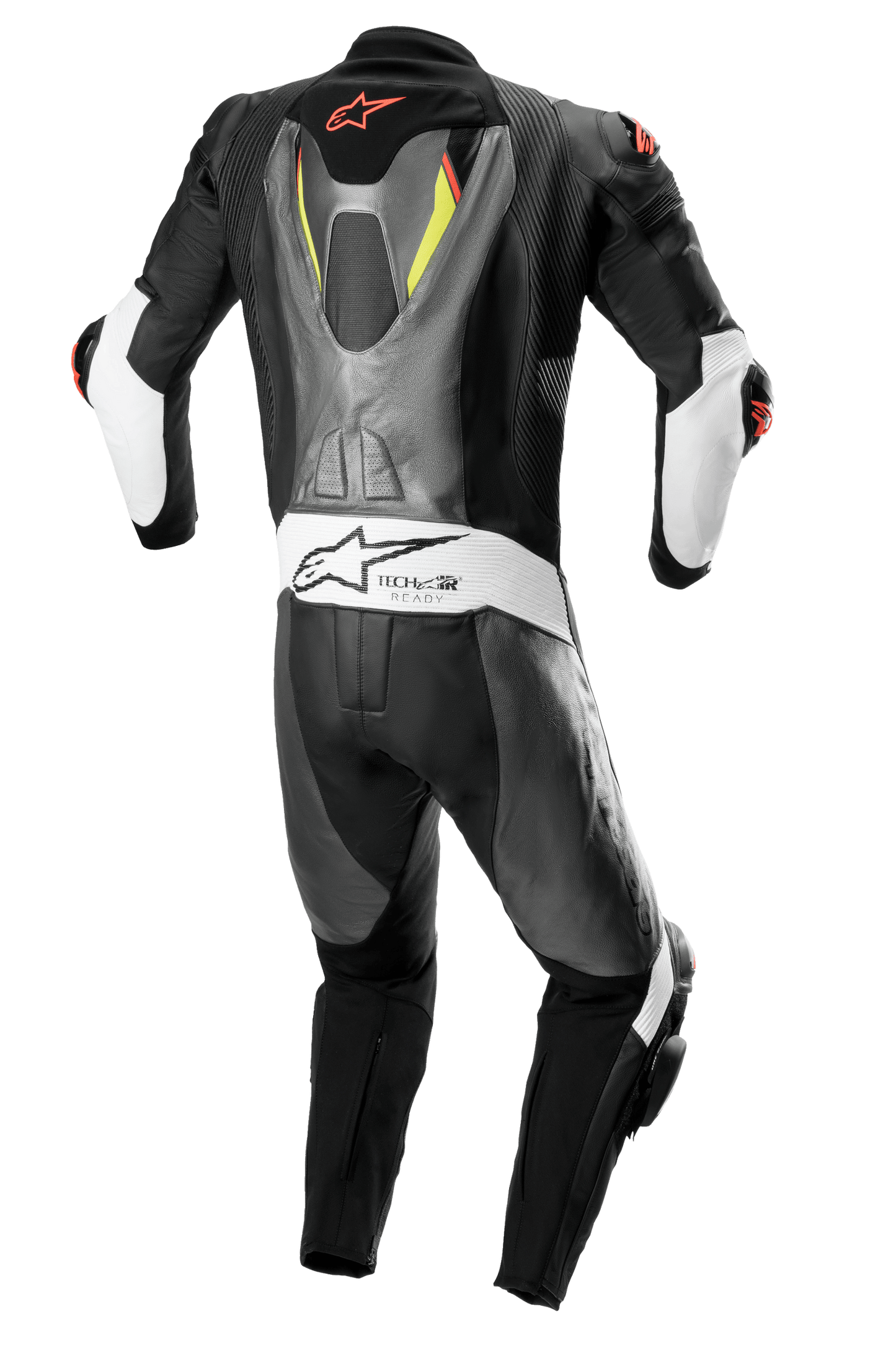 Traje de una pieza Alpinestars Missile Ignition v2 - Gris Metálico/Negro/Amarillo