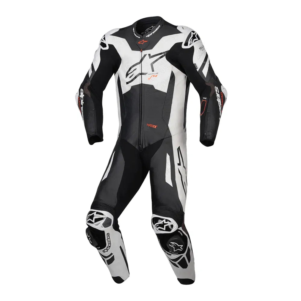 Traje de pista Alpinestars GP Plus v4 Sprint - negro/rojo fluo/blanco