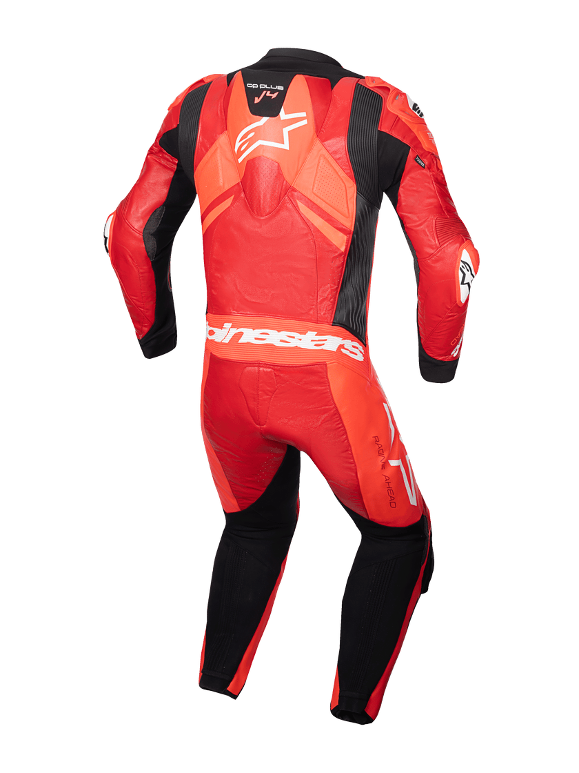 Traje de pista Alpinestars GP Plus v4 Sprint - rojo fluo/naranja/blanco