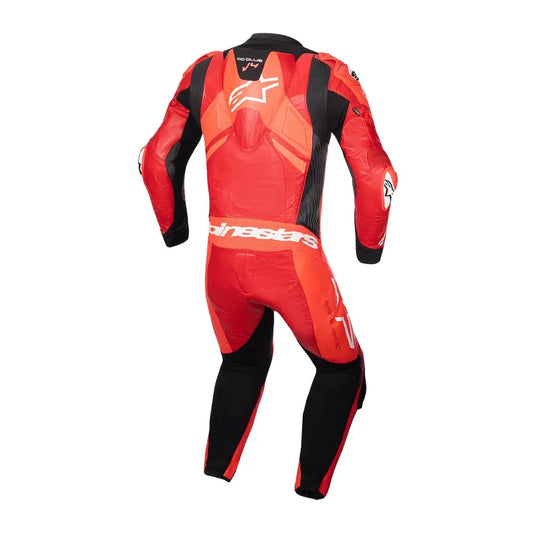 Traje de pista Alpinestars GP Plus v4 Sprint - rojo fluo/naranja/blanco