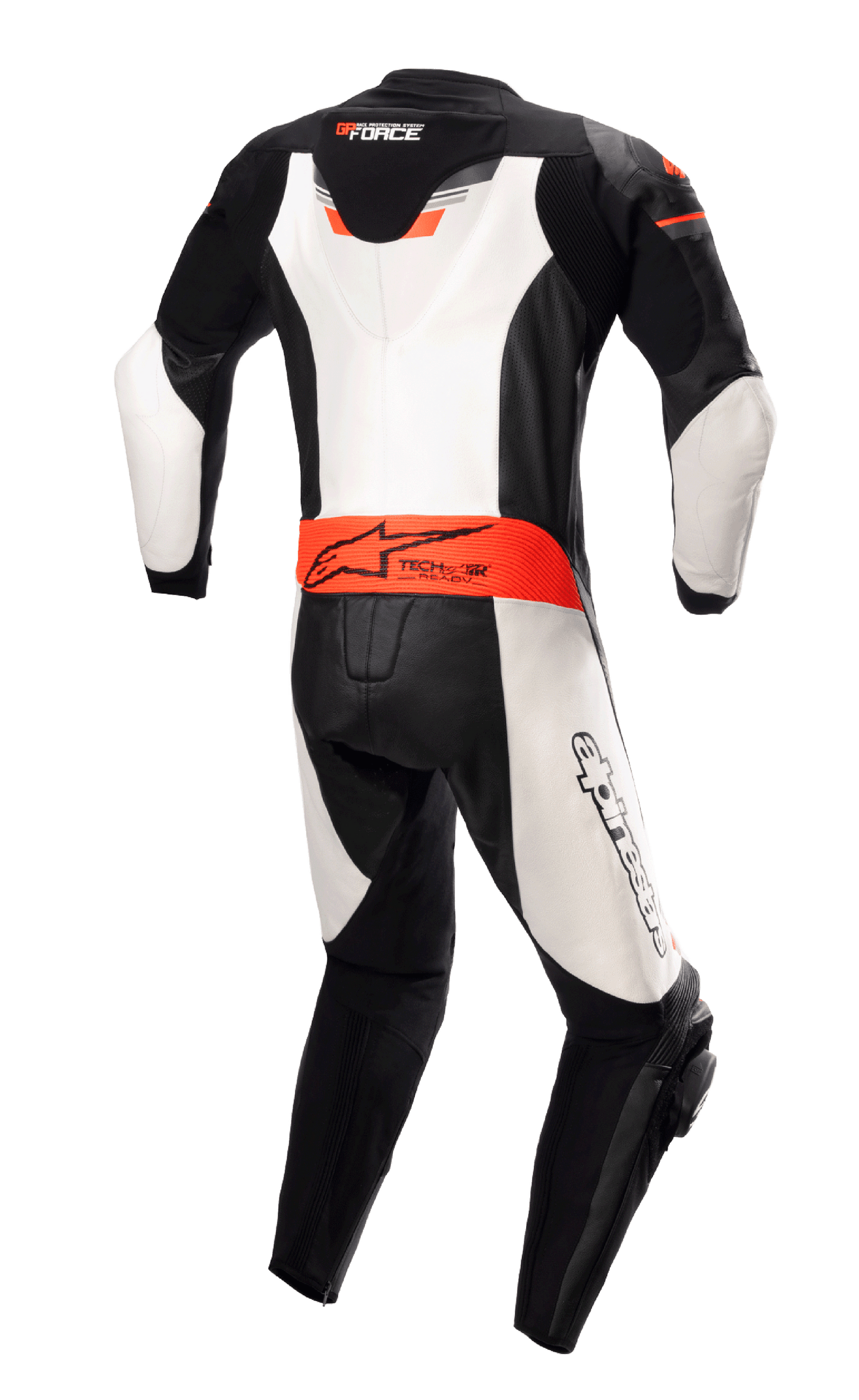 Traje de una pieza Alpinestars GP Force Chaser - Negro/Blanco/Rojo