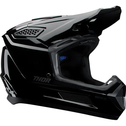 Casco fleet blackout negro brillante