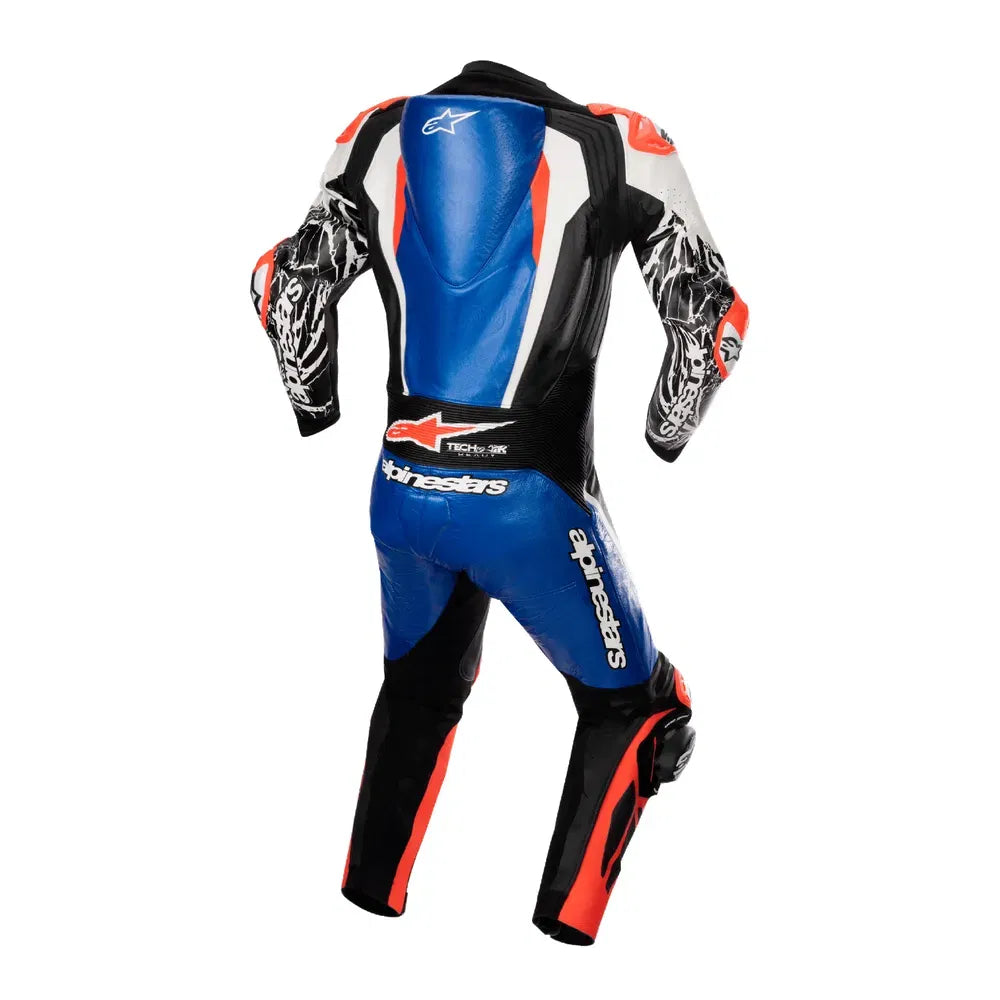 Traje de una pieza Alpinestars Racing Absolute v2 - Negro/Azul/Blanco/Rojo