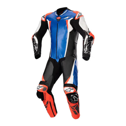 Traje de una pieza Alpinestars Racing Absolute v2 - Negro/Azul/Blanco/Rojo