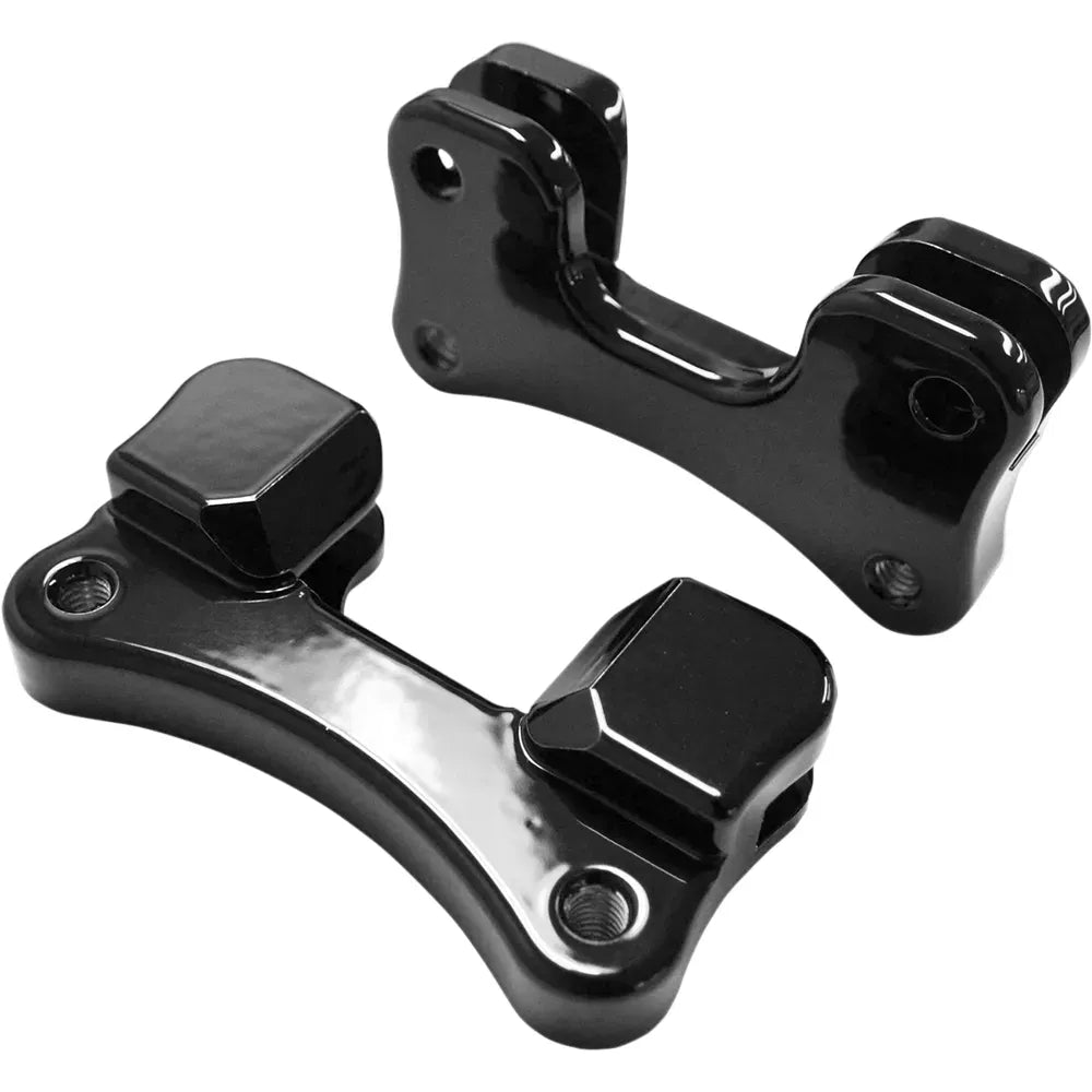 Adaptadores de salpicadera a horquilla Drag Specialties negro brillante