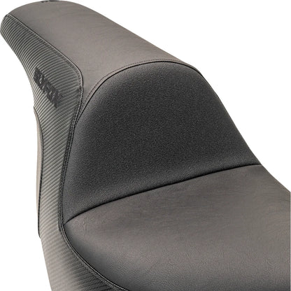 Asiento SLYFOX The Lowrider Drifter Lowrider Drifter Black Logo Smooth Vinyl Carbon Fiber FXLR/FLSB '18-'24