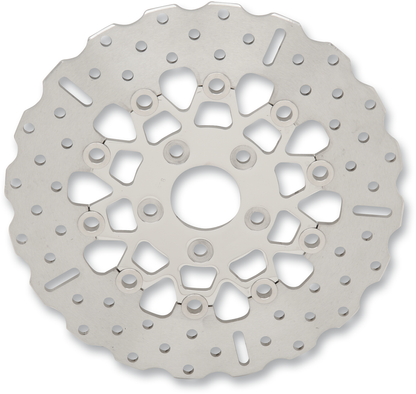Rotor de freno trasero de acero inoxidable personalizado - Rotor de freno - Plata