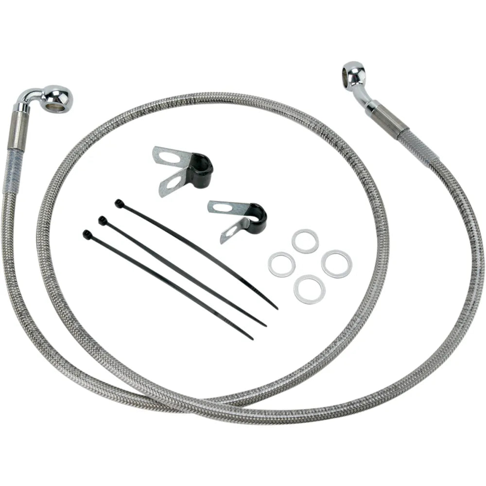 Línea de Freno Delantero de 4" de Acero Inoxidable