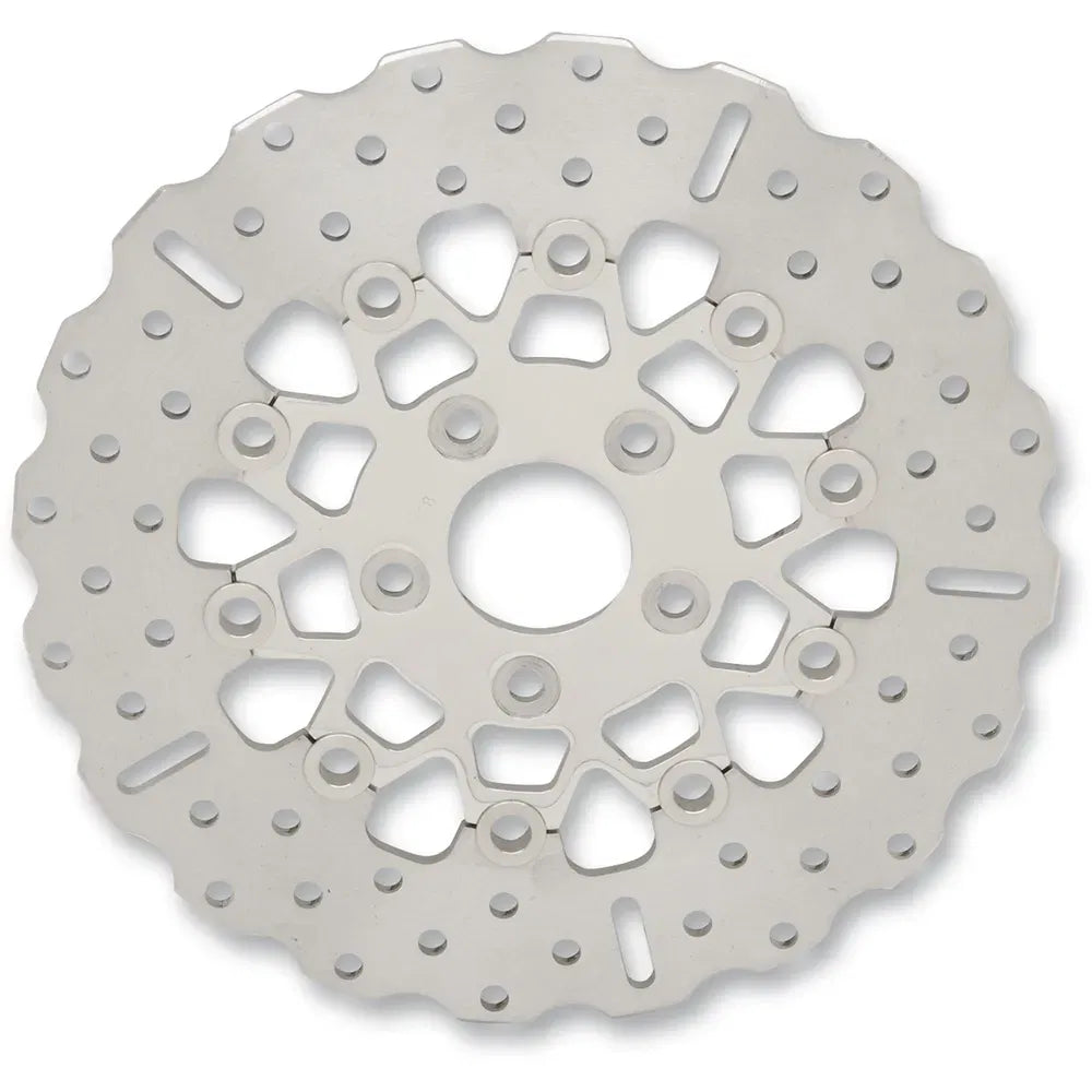 Rotor de freno trasero de acero inoxidable personalizado - Rotor de freno - Plata