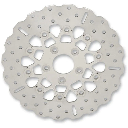 Rotor de freno trasero de acero inoxidable personalizado - Rotor de freno - Plata