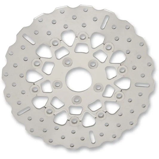 Rotor de freno trasero de acero inoxidable personalizado - Rotor de freno - Plata