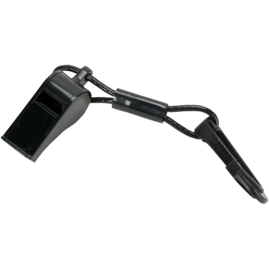 Whistle With Clip - Black