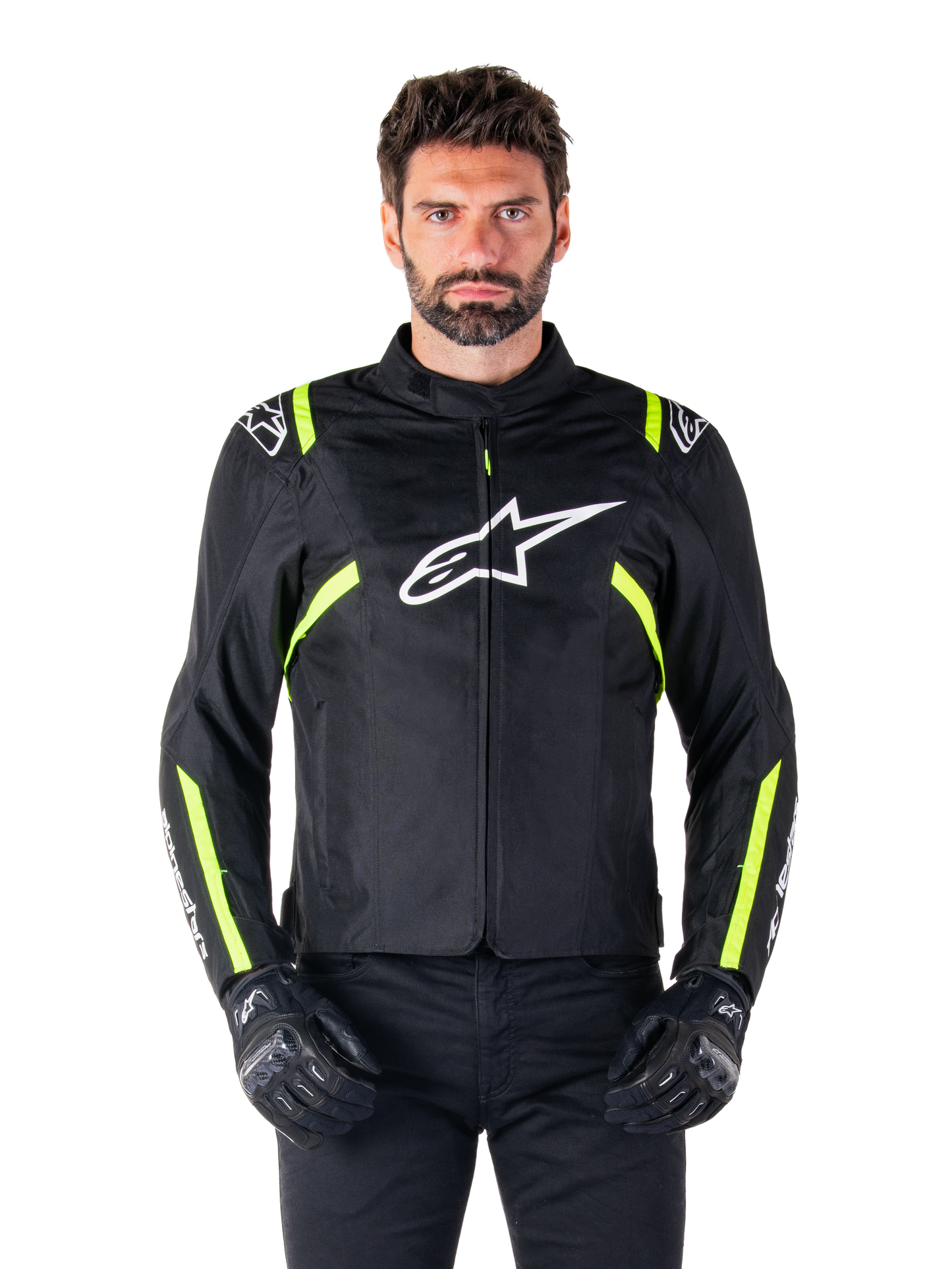 Chamarra Alpinestars T-SP S Waterproof - Negro/Amarillo