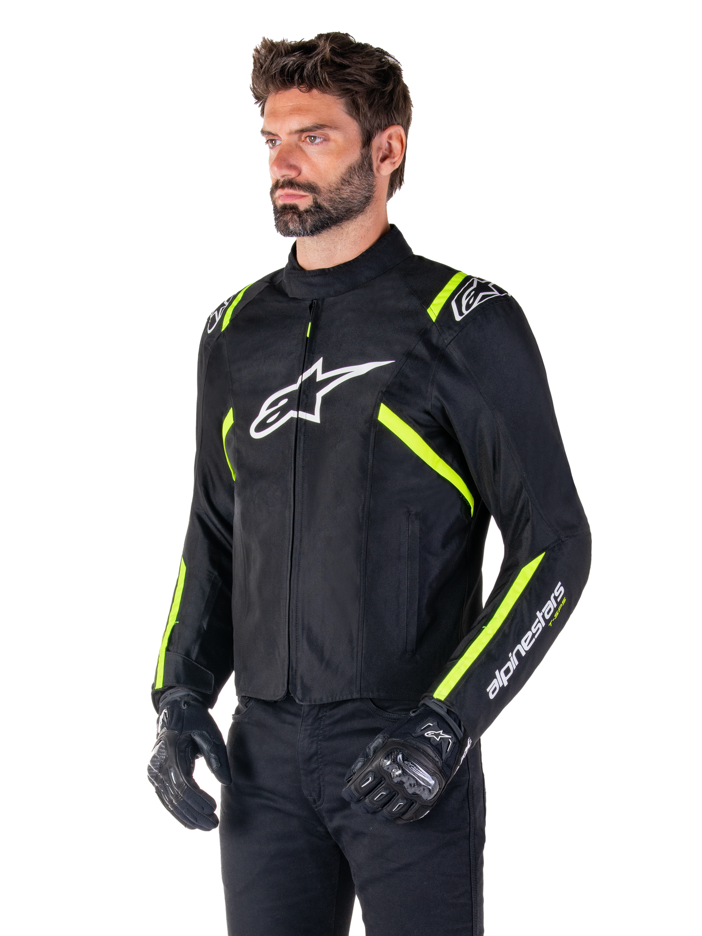 Chamarra Alpinestars T-SP S Waterproof - Negro/Amarillo