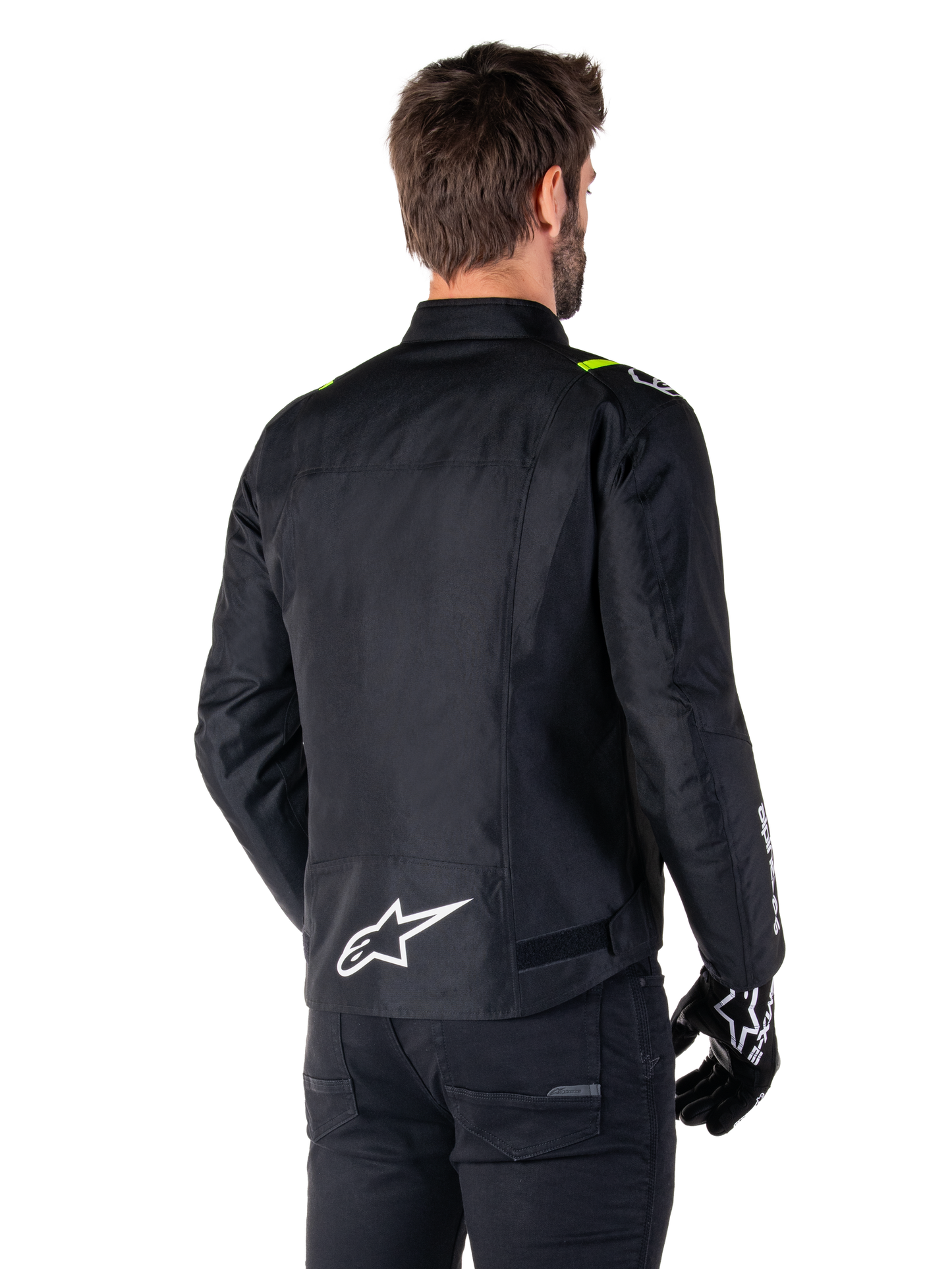 Chamarra Alpinestars T-SP S Waterproof - Negro/Amarillo