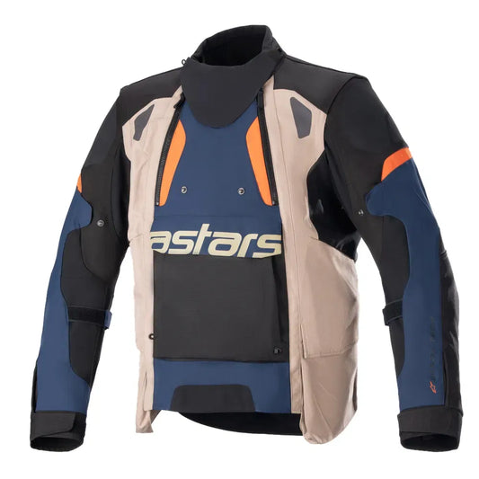 Chamarra Alpinestars Halo Drystar® - Azul/Caqui/Naranja