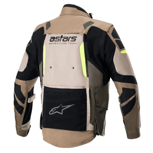 Chamarra Alpinestars Halo Drystar® - Negro/Arena/Amarillo