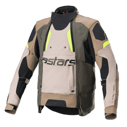 Chamarra Alpinestars Halo Drystar® - Negro/Arena/Amarillo