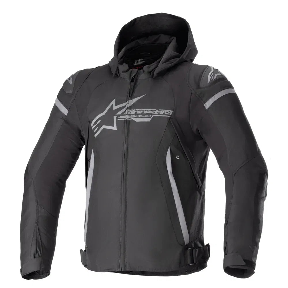 Chamarra Impermeable Alpinestars Zaca - Negro/Gris