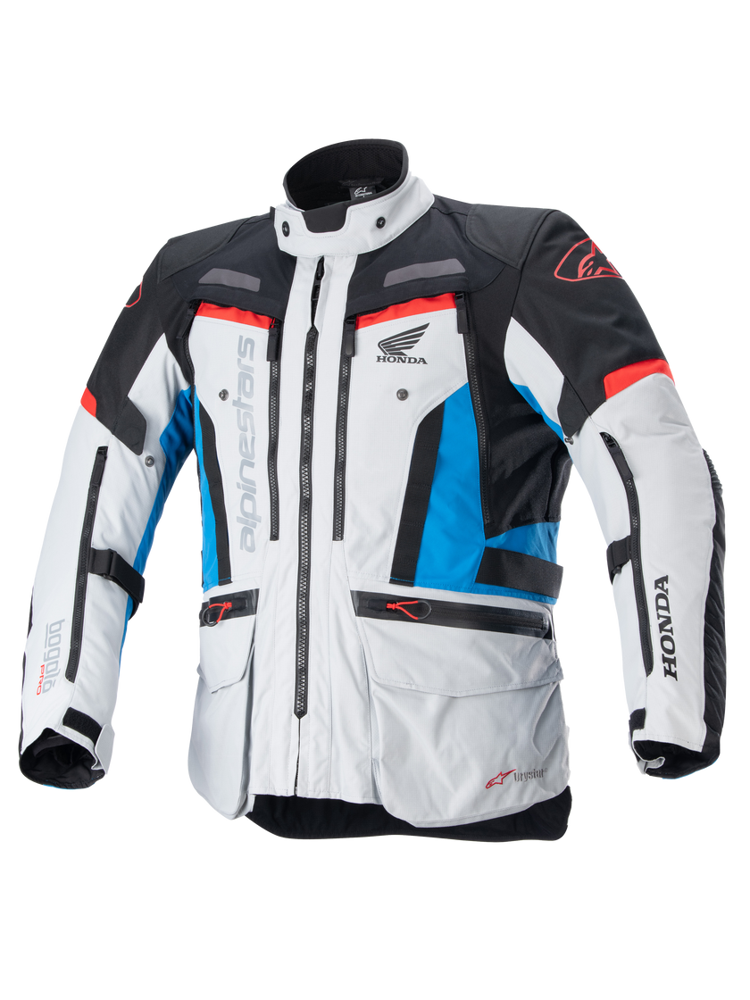 Chamarra Honda Bogotá Pro Drystar - Gray/Black/Red/Blue