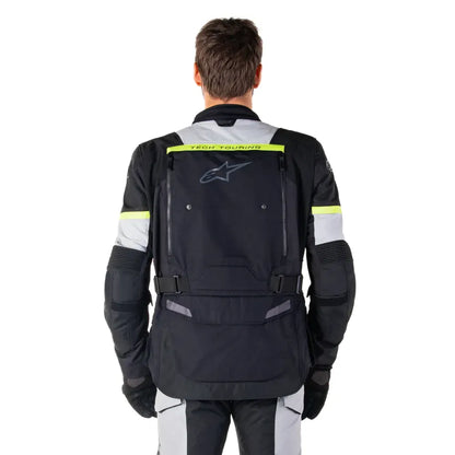 Chamarra Bogota Pro Drystar Negro oscuro/Gris hielo/Amarillo fluorescente