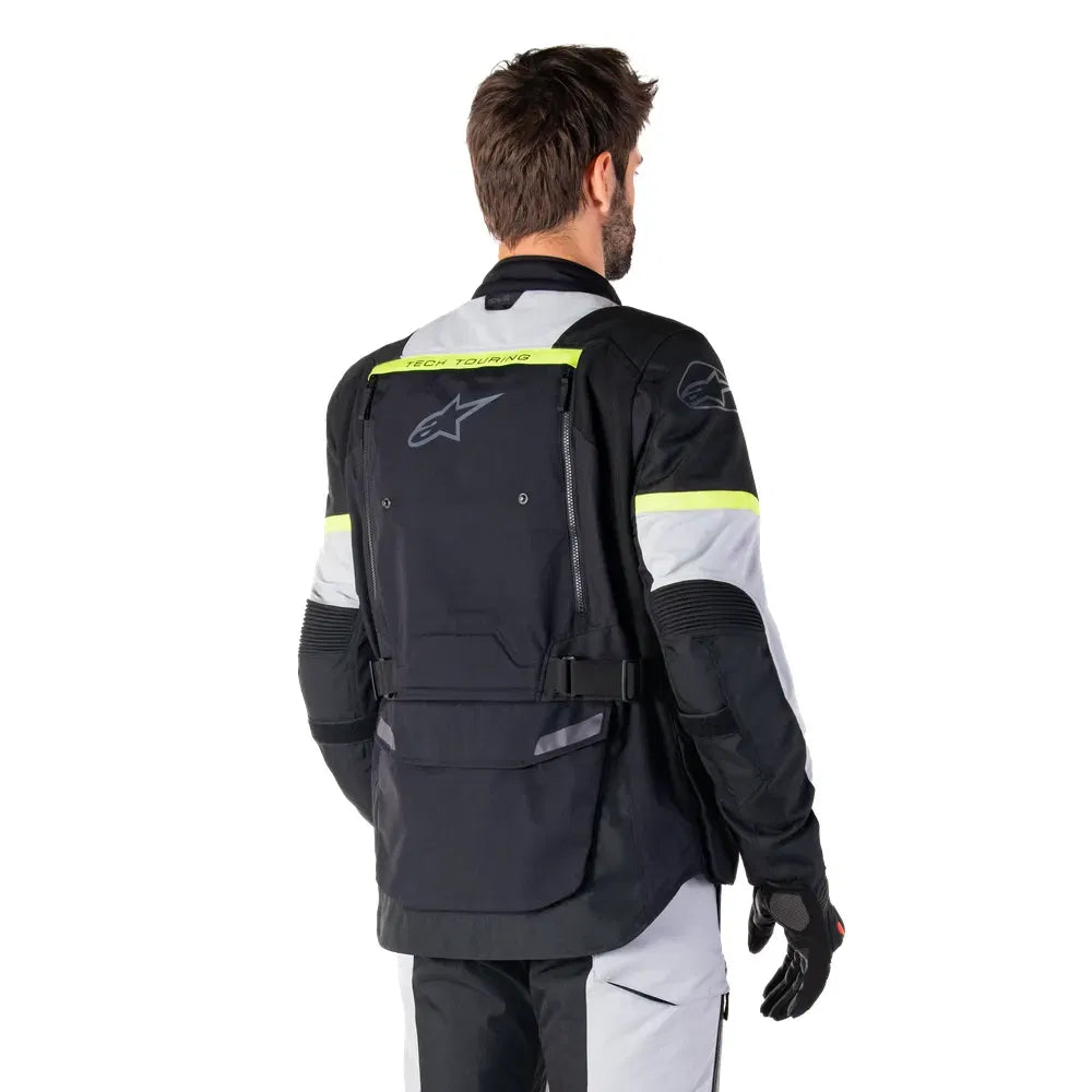 Chamarra Bogota Pro Drystar Negro oscuro/Gris hielo/Amarillo fluorescente