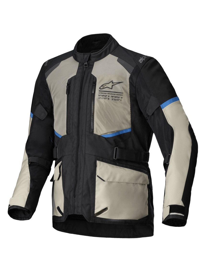 Chamarra Alpinestars Andes Air Drystar - negro/gris/azul