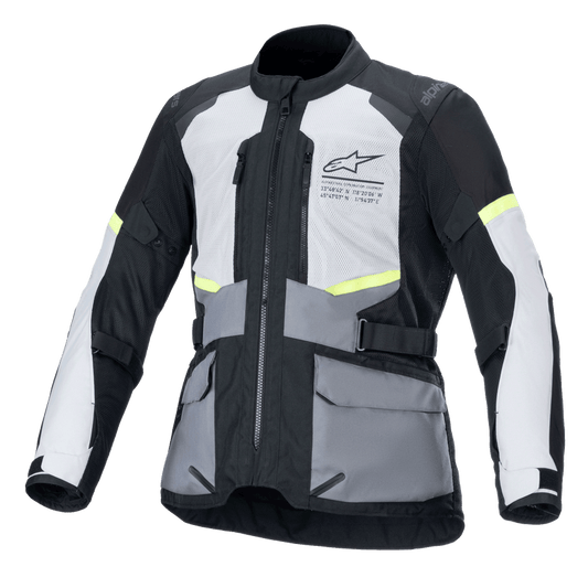 Chamarra Alpinestars Andes Air Drystar® - gris hielo/oscuro/negro