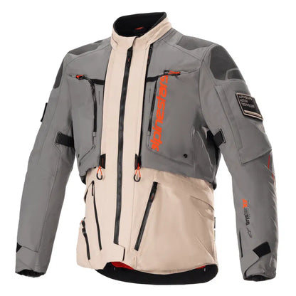 Chamarra Alpinestars AMT 10-R Drystar® XF - Gris/Arena/Naranja