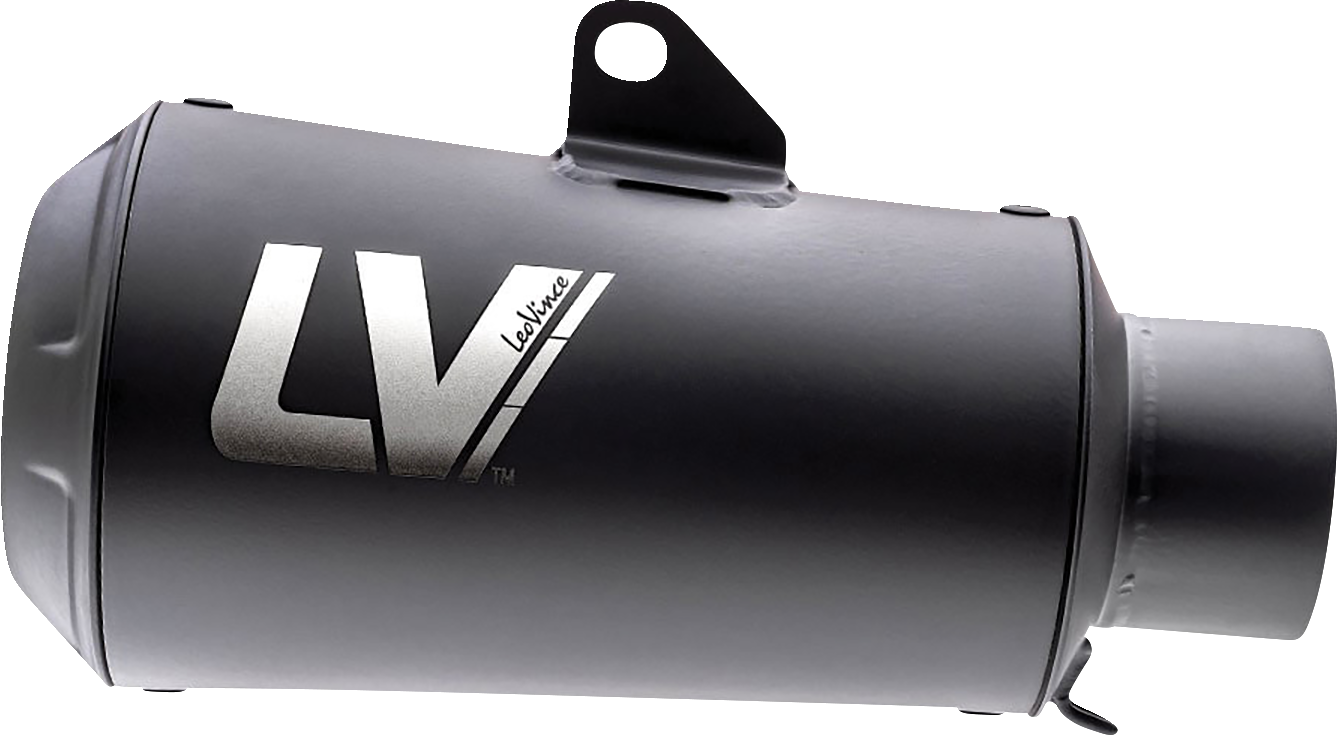 Silenciador Universal LV-10 Slip-On Totalmente Negro - Silenciador Universal LV-10 Slip-On - Totalmente Negro