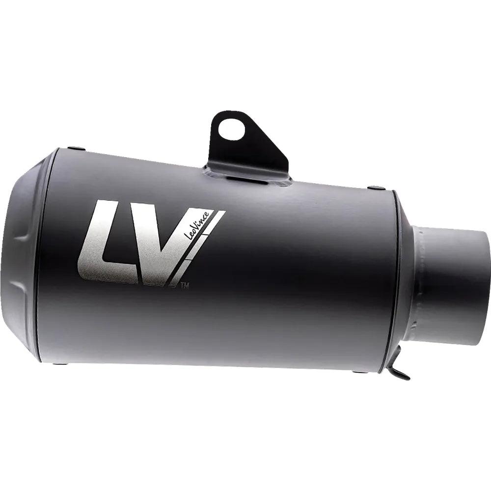 Silenciador Universal LV-10 Slip-On Totalmente Negro - Silenciador Universal LV-10 Slip-On - Totalmente Negro