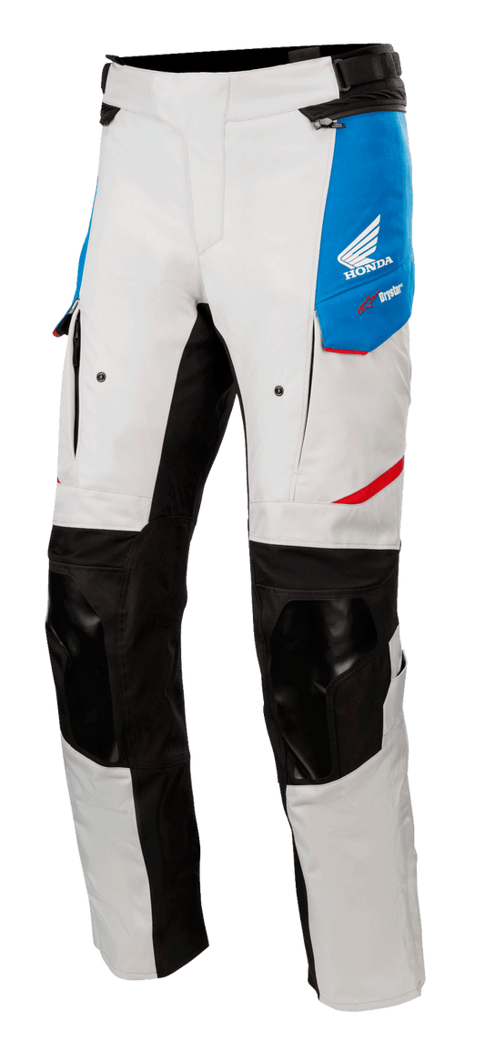 Pantalón Alpinestars Honda Andes v3 Drystar® - Gris/Azul/Rojo