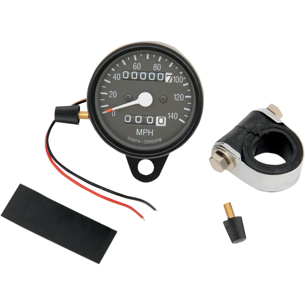 Mini velocímetro mecánico de 2,4"