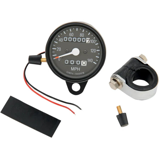 Mini velocímetro mecánico de 2,4"
