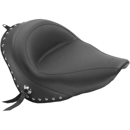 Asiento individual de vinilo con tachuelas, sin respaldo