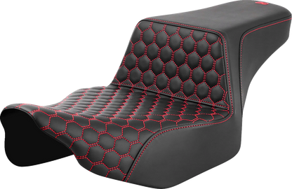 Asiento elevado tipo panal - Asiento elevado - Alcance extendido - Panal delantero - Puntada roja - FL '23-'24