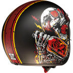 Casco Z1R Saturn - Devil Made Me - Negro / Rojo