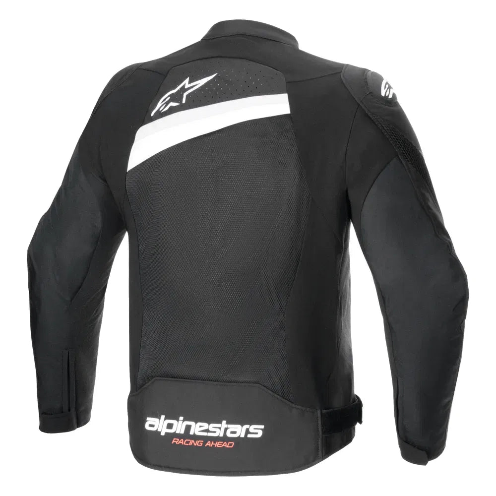 Chamarra Alpinestars T-GP Plus R v4 Airflow - Negro/Blanco