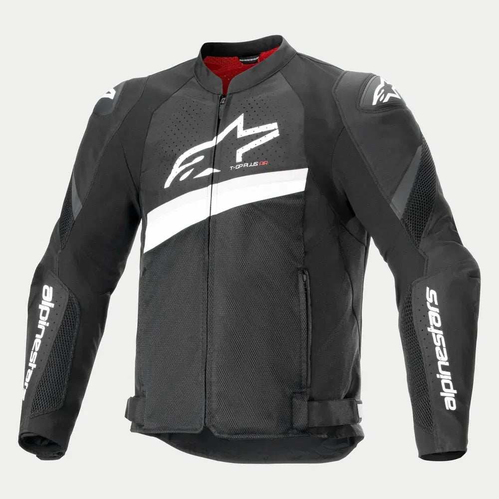 Chamarra Alpinestars T-GP Plus R v4 Airflow - Negro/Blanco