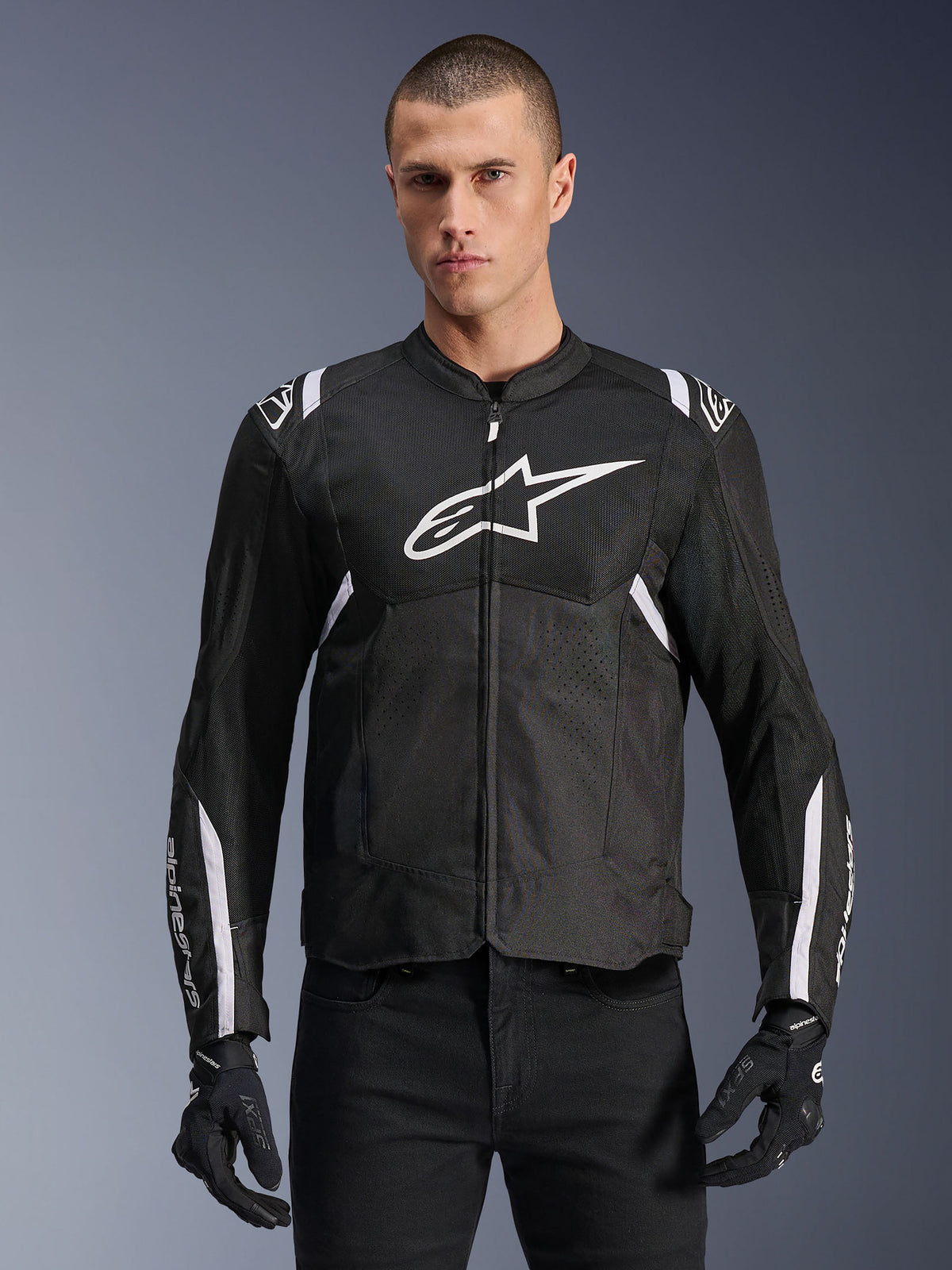 Chamarra Alpinestars T-SPS Air v2 - negro/blanco
