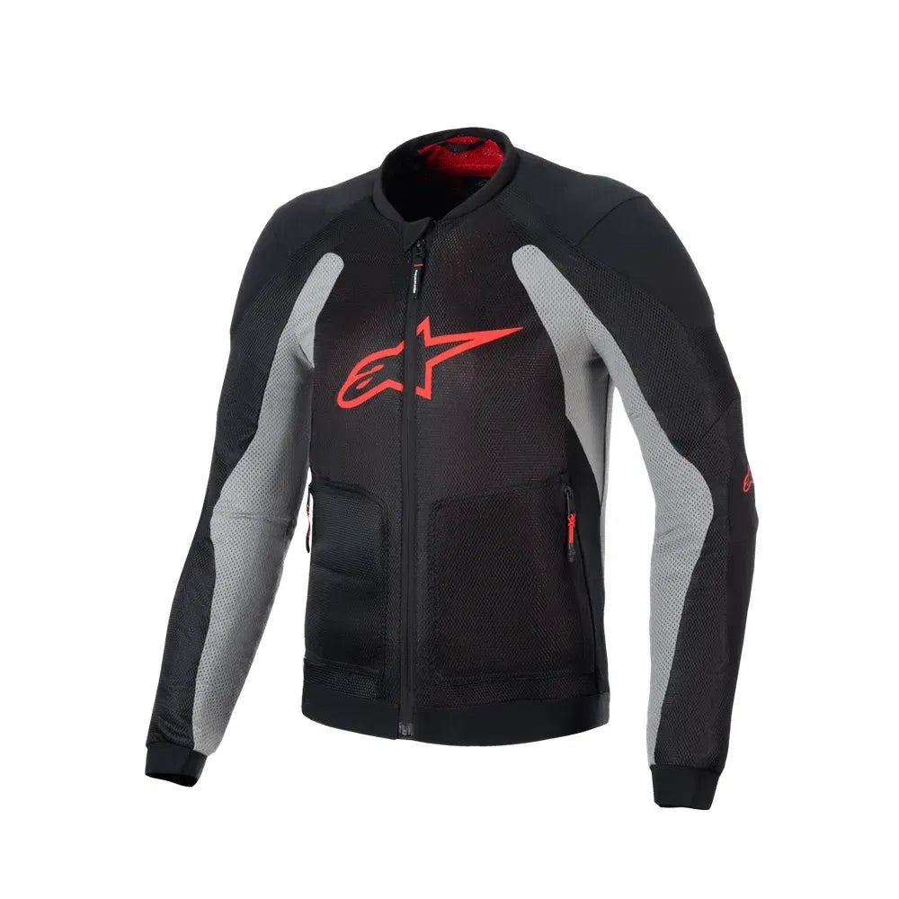 Chamarra Alpinestars Troop-Air - negro/gris/rojo