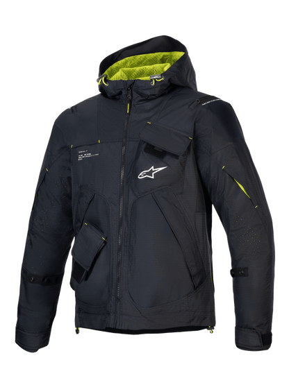 Chamarra Alpinestars Mogress Air - negro/verde/blanco