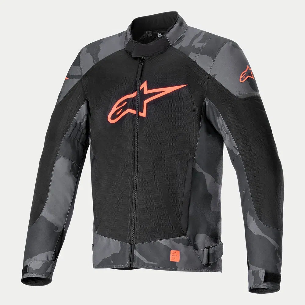 Chamarra Alpinestars T-SP X Superair - camuflaje negro/rojo
