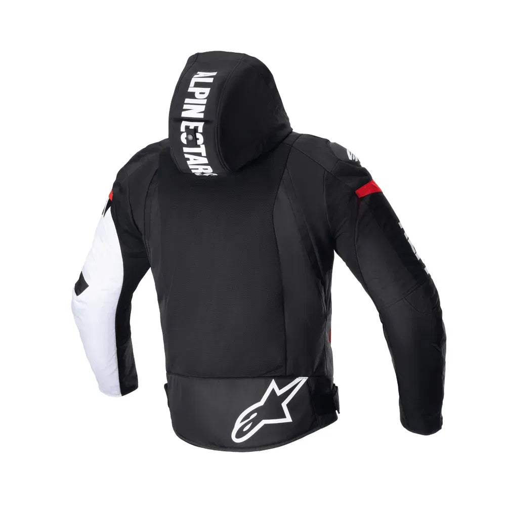 Chamarra Alpinestars Zaca Air - Negro/Blanco/Rojo Fluo
