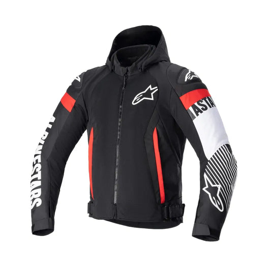 Chamarra Alpinestars Zaca Air - Negro/Blanco/Rojo Fluo