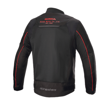 Chamarra textil Honda Luc v2 Air - negra/rojo