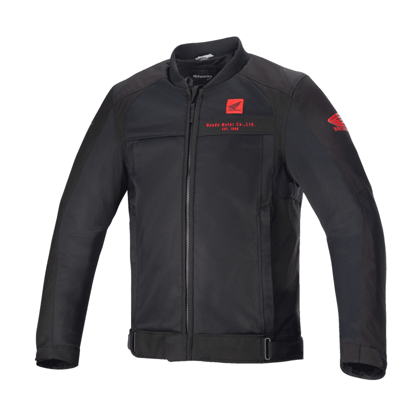 Chamarra textil Honda Luc v2 Air - negra/rojo